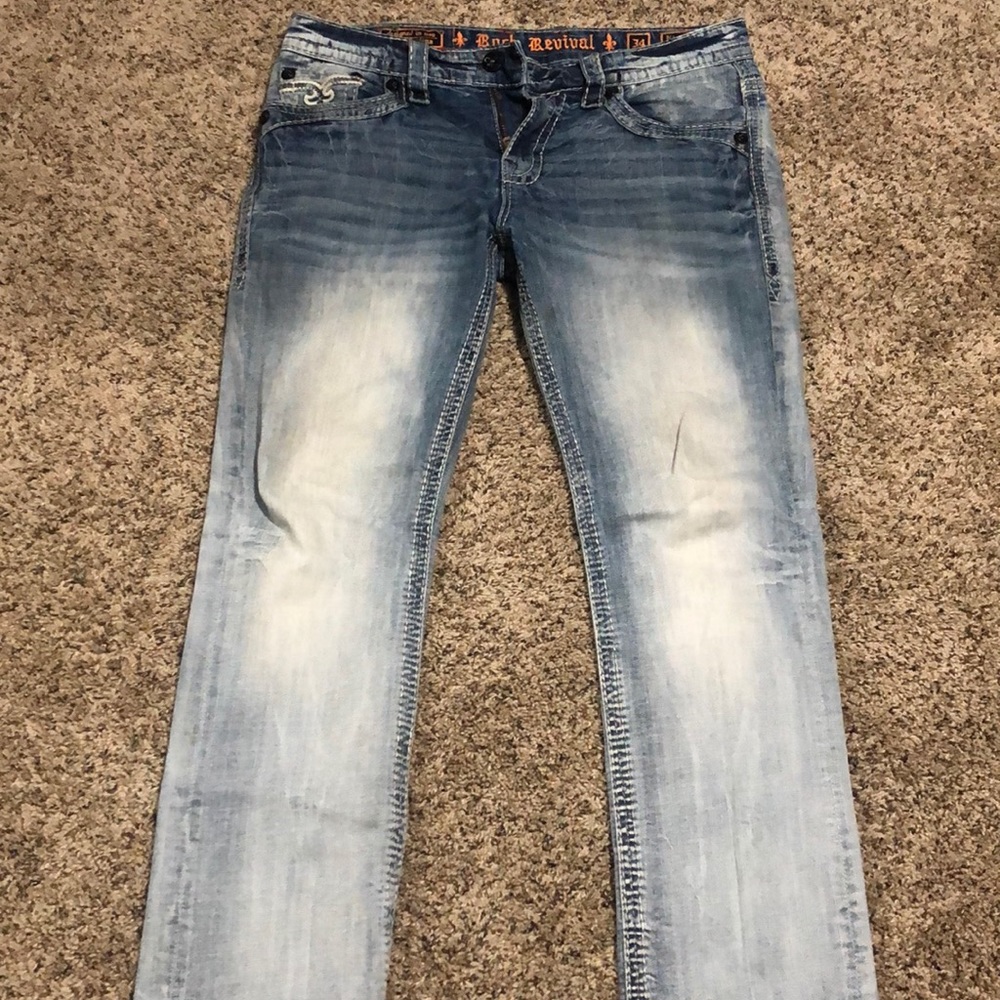 Rock Revival Mens Jeans Size 34/32